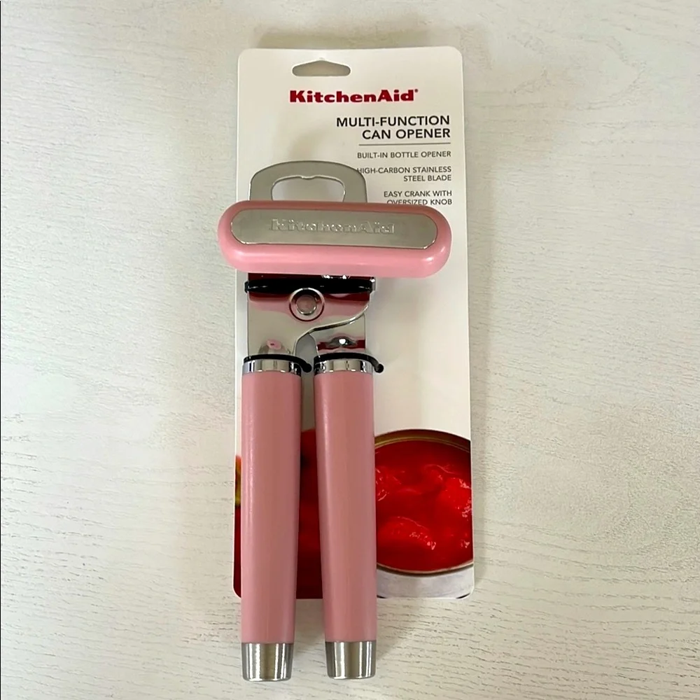 KitchenAid Classic Multifunction Can Opener/Bottle Opener Dried Rose (Pink)